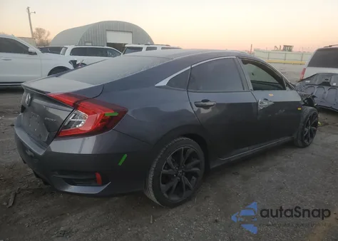 2020 Honda Civic Sport z USA, uszkodzony, nr VIN 2HGFC2F89LH592820